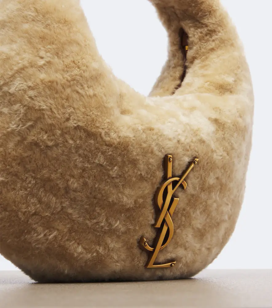 Saint Laurent Icarino shearling top-handle bag | Thumbnail 4 Saint Laurent Icarino shearling top-handle bag | Thumbnail 4