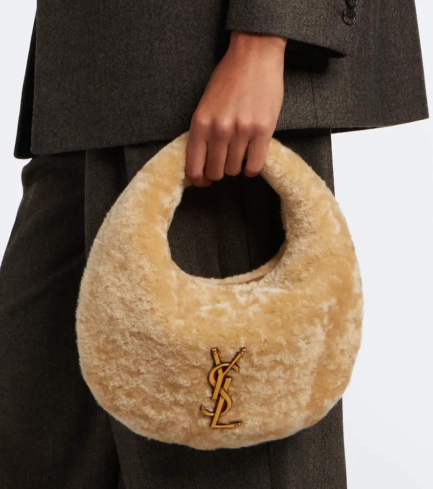Saint Laurent Icarino shearling top-handle bag | Thumbnail 6 Saint Laurent Icarino shearling top-handle bag | Thumbnail 6