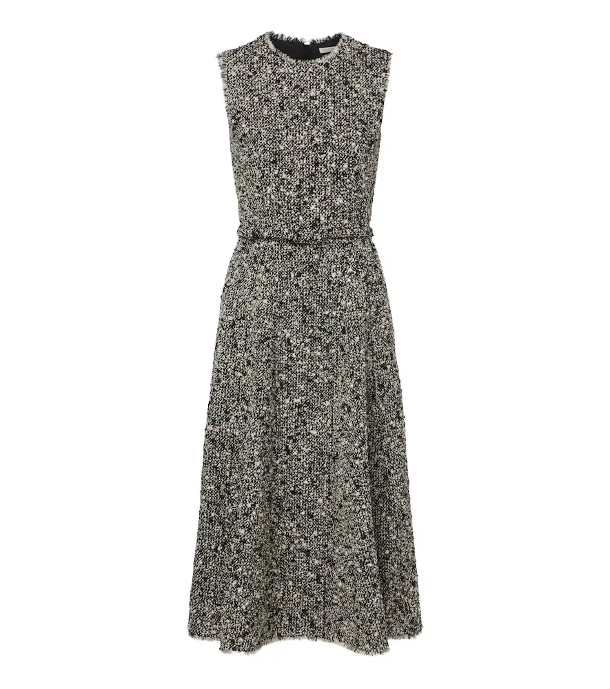 Rosalino wool-blend bouclé midi dress Rosalino wool-blend bouclé midi dress