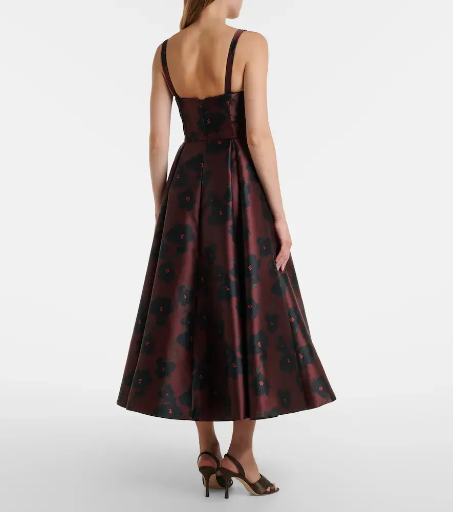 Emilia Wickstead Jannie floral draped bustier dress | Thumbnail 3 Emilia Wickstead Jannie floral draped bustier dress | Thumbnail 3