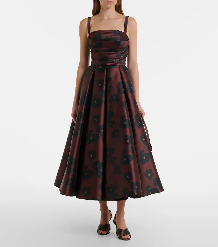 Emilia Wickstead Jannie floral draped bustier dress | Thumbnail 5 Emilia Wickstead Jannie floral draped bustier dress | Thumbnail 5