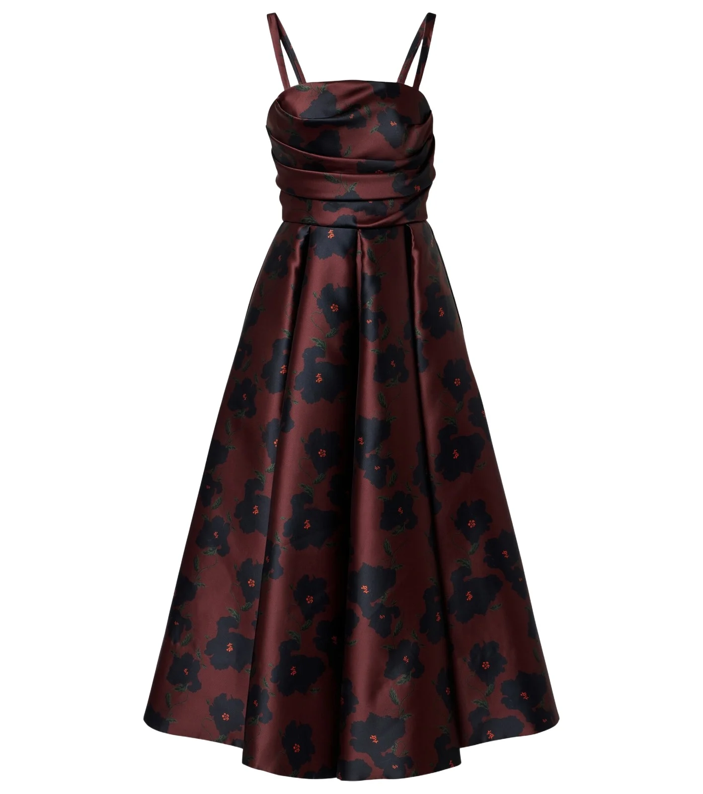 Jannie floral draped bustier dress Jannie floral draped bustier dress