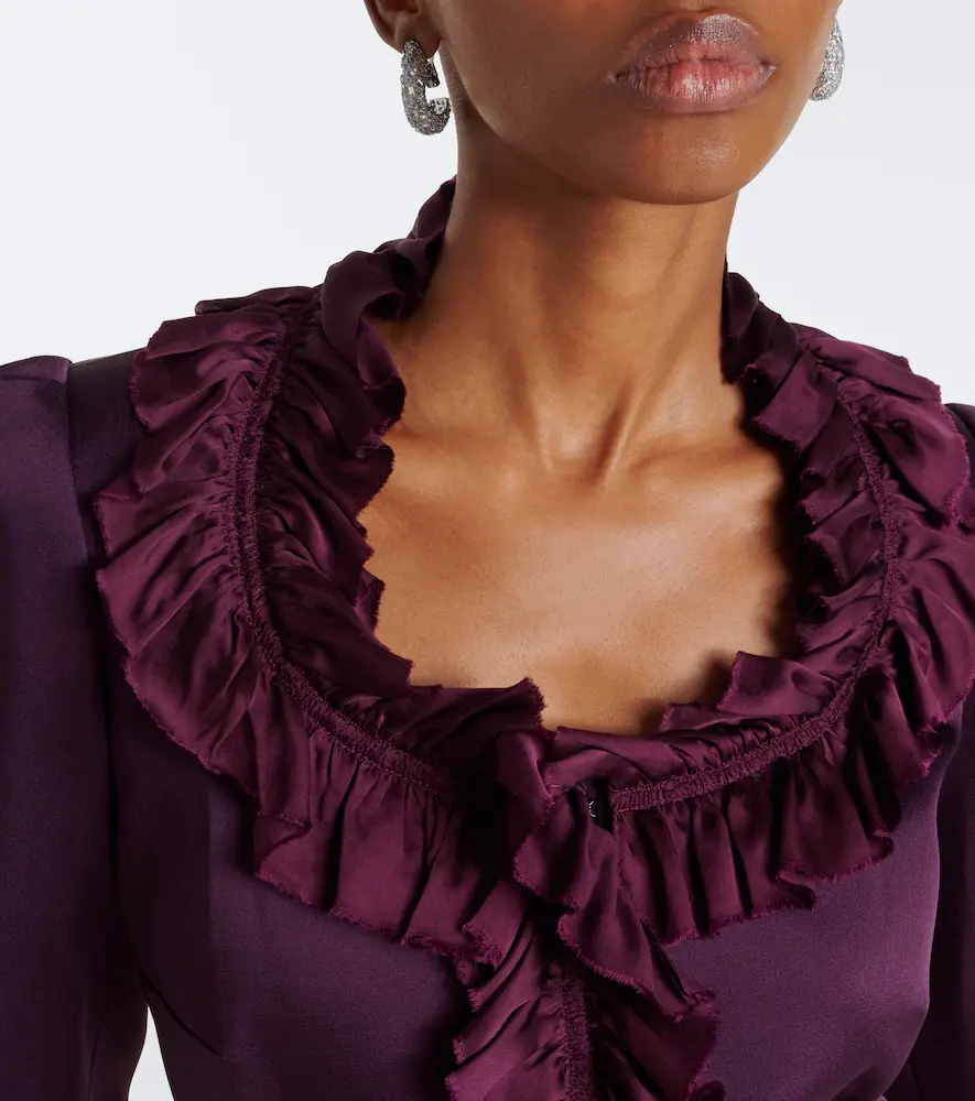 Nina Ricci Ruffled cady jacket | Thumbnail 2 Nina Ricci Ruffled cady jacket | Thumbnail 2