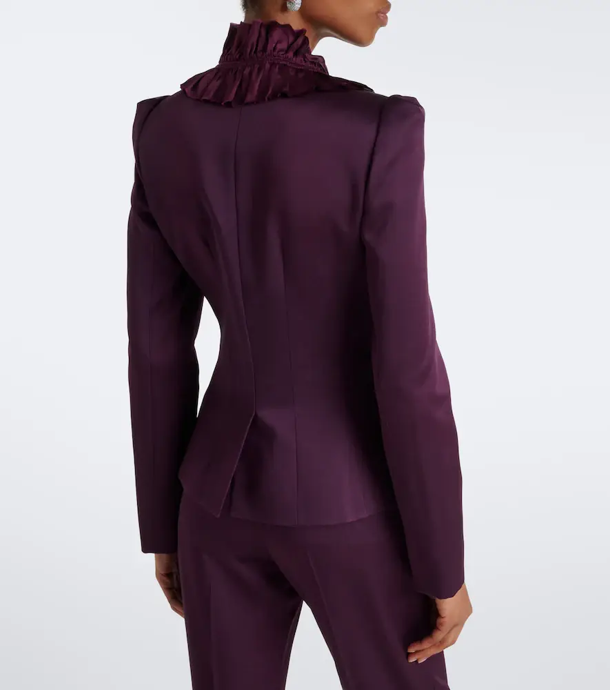 Nina Ricci Ruffled cady jacket | Thumbnail 7 Nina Ricci Ruffled cady jacket | Thumbnail 7