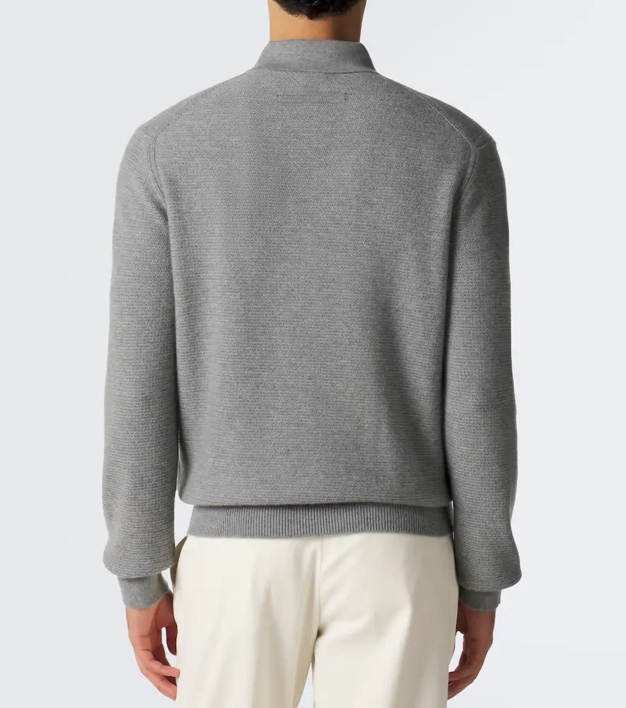 Zegna Cashmere polo sweater | Thumbnail 2 Zegna Cashmere polo sweater | Thumbnail 2