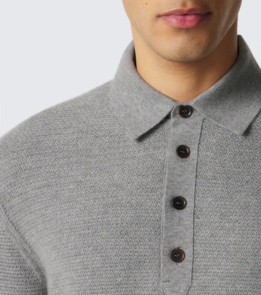 Zegna Cashmere polo sweater | Thumbnail 4 Zegna Cashmere polo sweater | Thumbnail 4