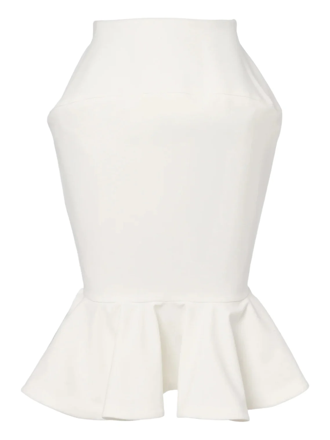 Jacquemus Palmier ruffled midi skirt