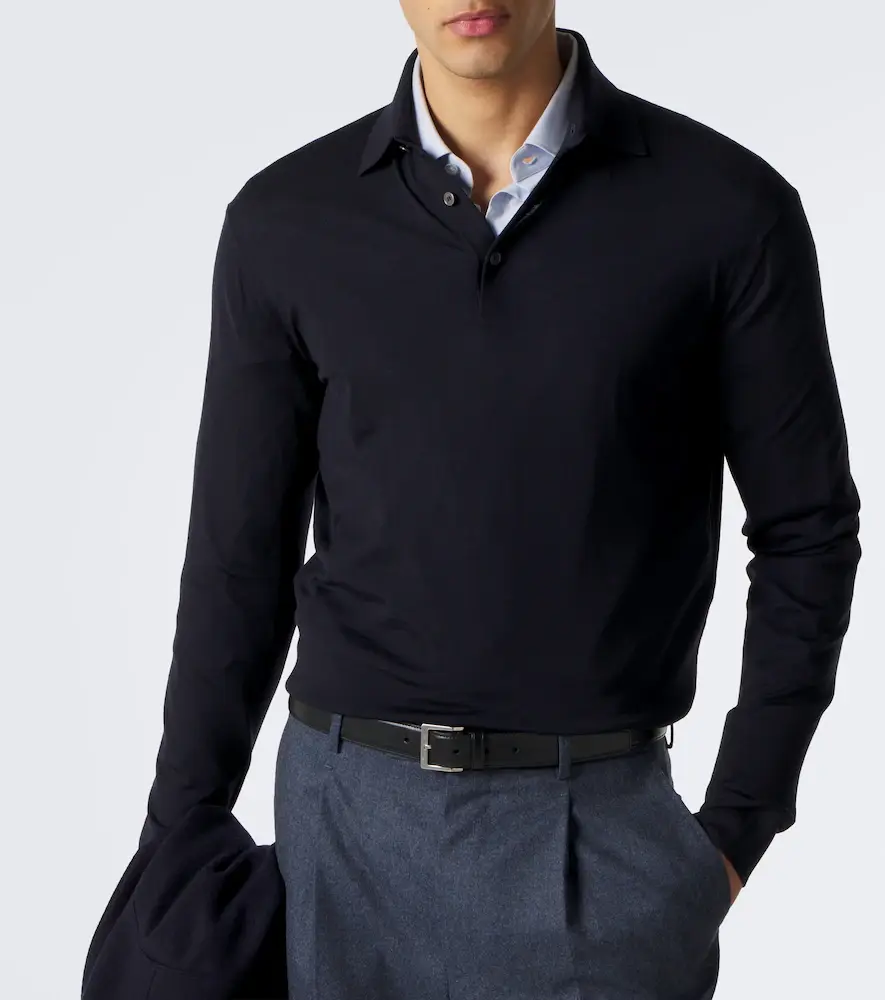 Zegna Trofeo wool polo sweater | Thumbnail 3 Zegna Trofeo wool polo sweater | Thumbnail 3