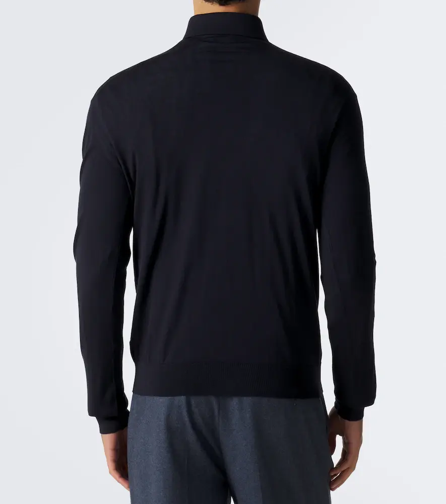 Zegna Trofeo wool polo sweater | Thumbnail 4 Zegna Trofeo wool polo sweater | Thumbnail 4