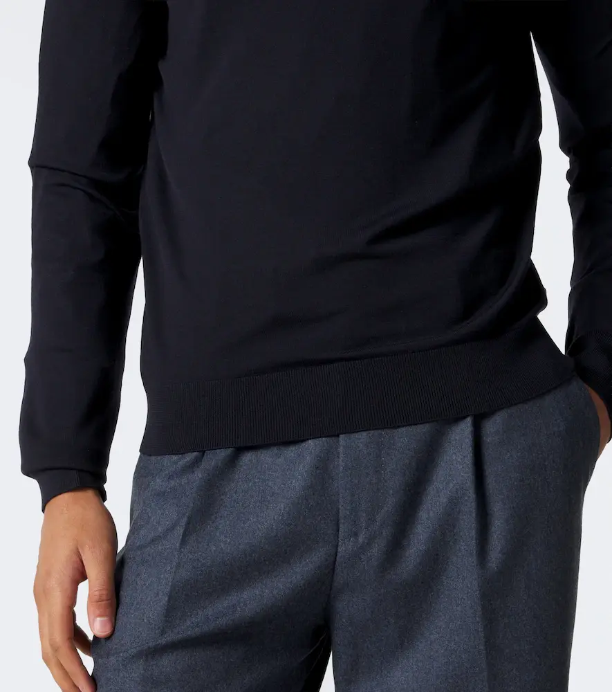 Zegna Trofeo wool polo sweater | Thumbnail 6 Zegna Trofeo wool polo sweater | Thumbnail 6
