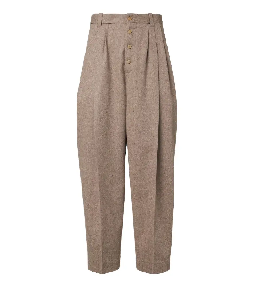 Jacquemus Fernando virgin wool barrel-leg pants