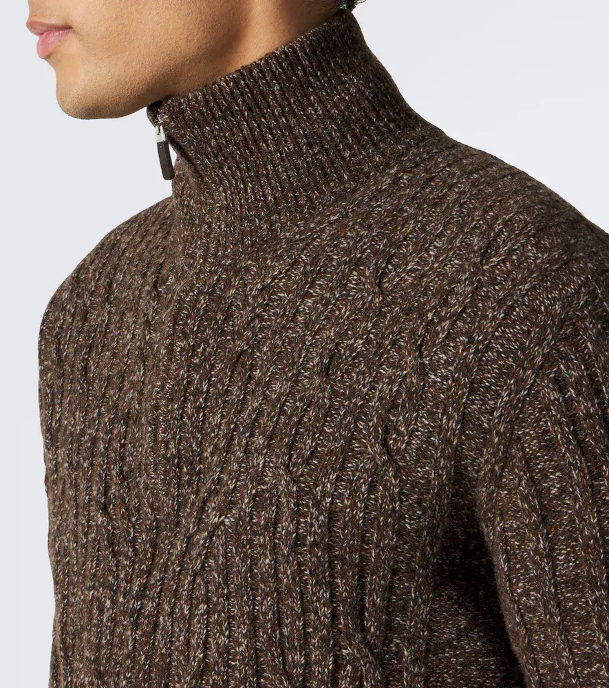 Zegna Wool and cashmere half-zip sweater | Thumbnail 2 Zegna Wool and cashmere half-zip sweater | Thumbnail 2