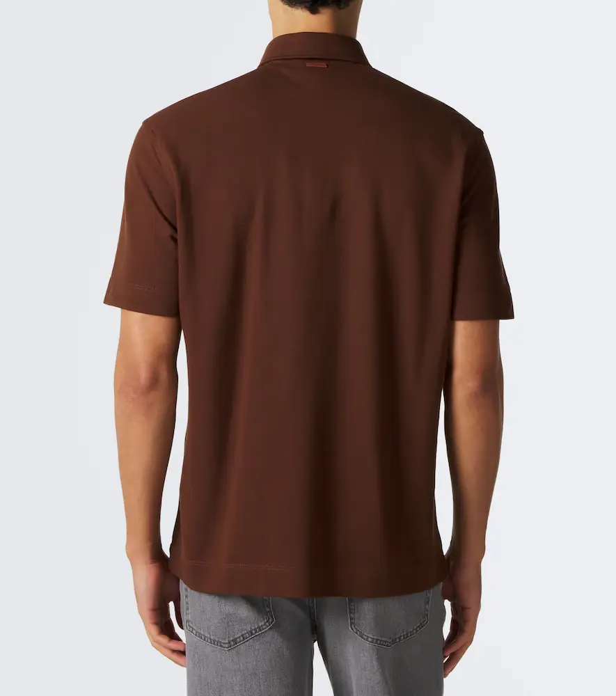 Zegna Cotton piqué polo shirt | Thumbnail 2 Zegna Cotton piqué polo shirt | Thumbnail 2