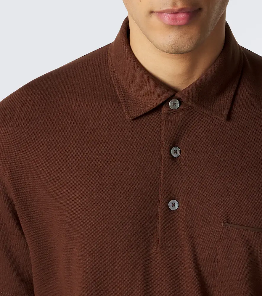 Zegna Cotton piqué polo shirt | Thumbnail 5 Zegna Cotton piqué polo shirt | Thumbnail 5