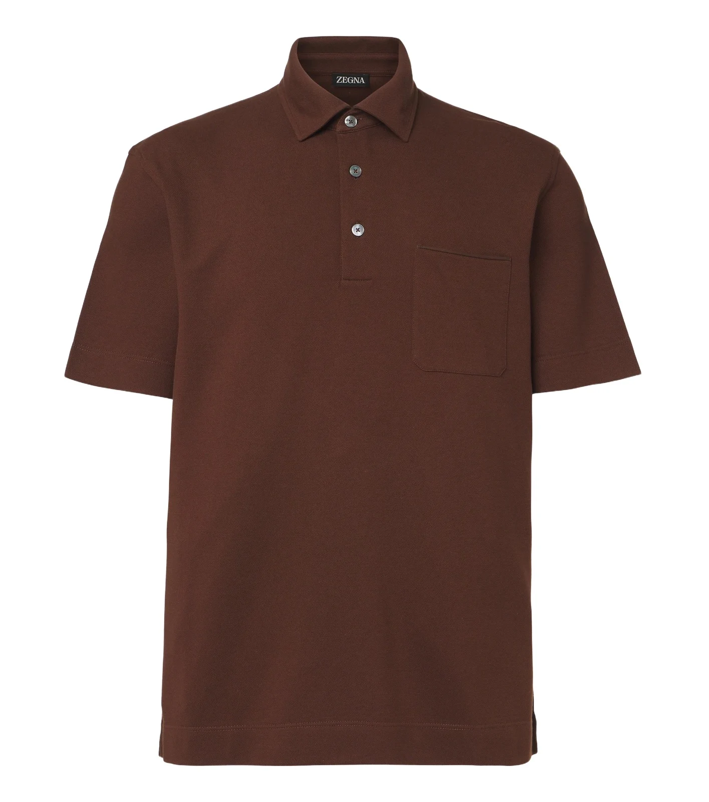 Zegna Cotton piqué polo shirt