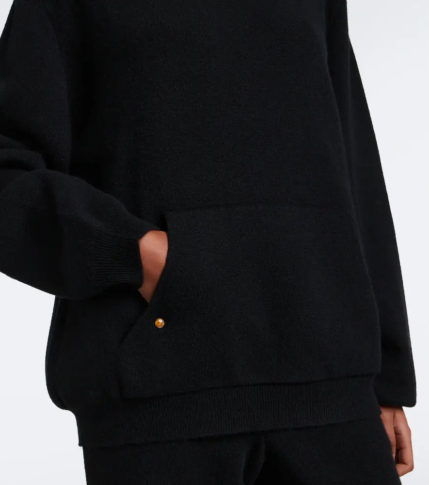 God’s True Cashmere Milano cashmere hoodie with tiger's eye | Thumbnail 4 God’s True Cashmere Milano cashmere hoodie with tiger's eye | Thumbnail 4