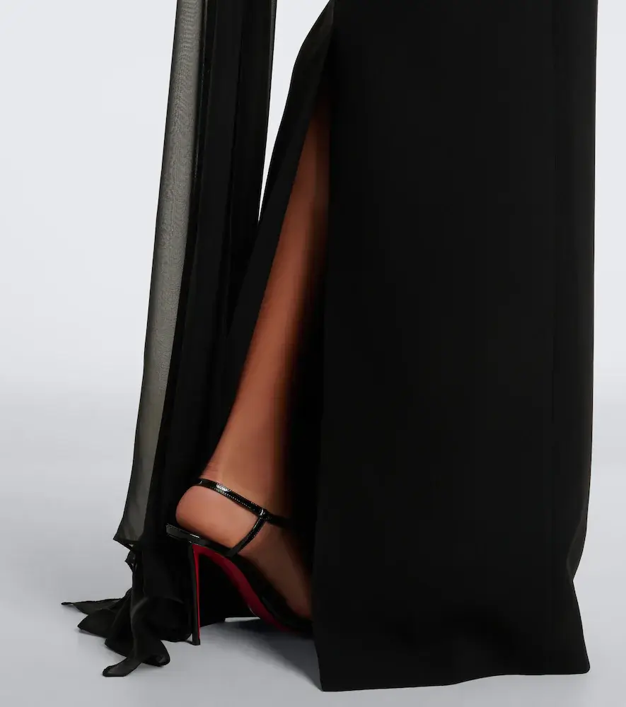 The New Arrivals Ilkyaz Ozel Juliette scarf-detail bustier gown | Thumbnail 2