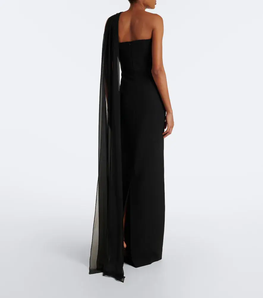 The New Arrivals Ilkyaz Ozel Juliette scarf-detail bustier gown | Thumbnail 3