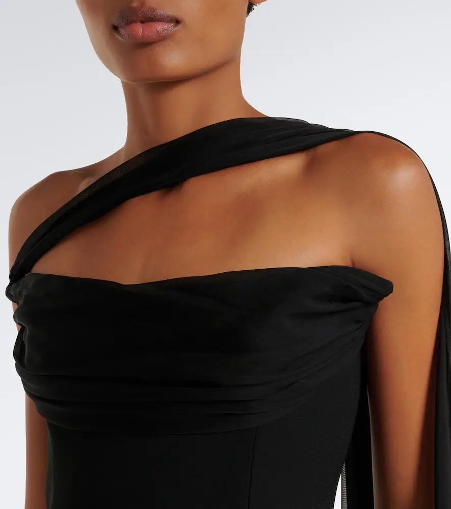 The New Arrivals Ilkyaz Ozel Juliette scarf-detail bustier gown | Thumbnail 5