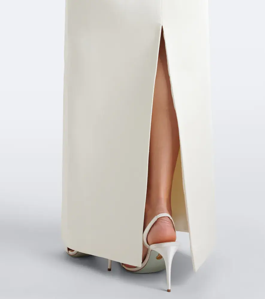 The New Arrivals Ilkyaz Ozel Noelie embellished satin bustier gown | Thumbnail 6