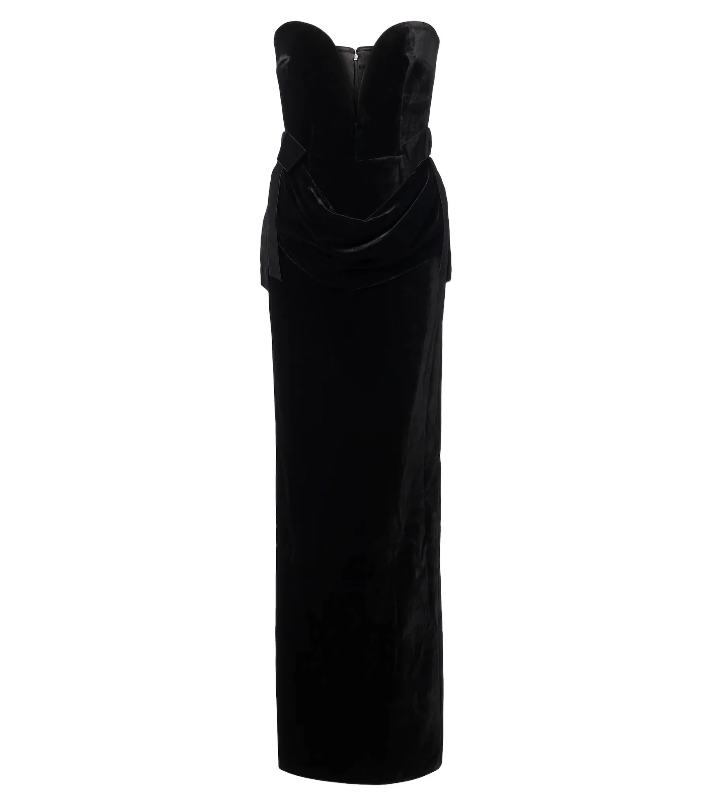 The New Arrivals Ilkyaz Ozel Delphis velvet bustier gown