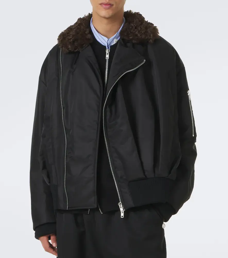 Simone Rocha Asymmetric blouson jacket | Thumbnail 2