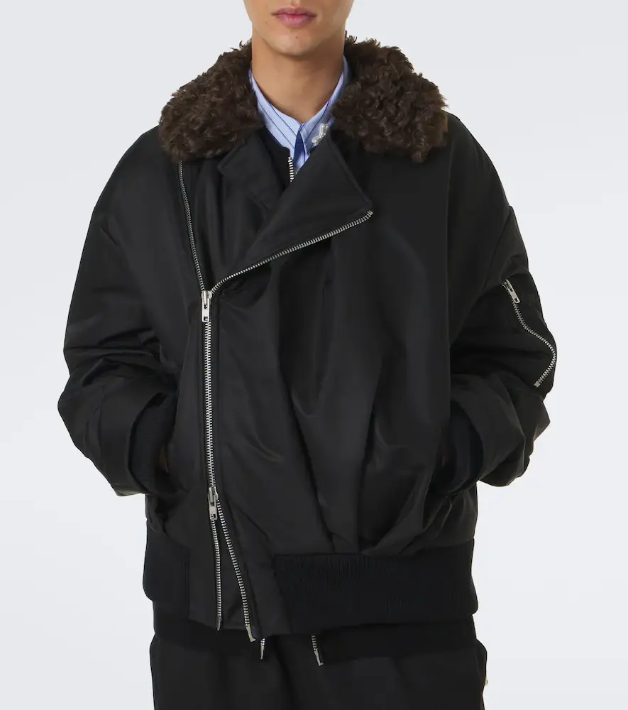 Simone Rocha Asymmetric blouson jacket | Thumbnail 4