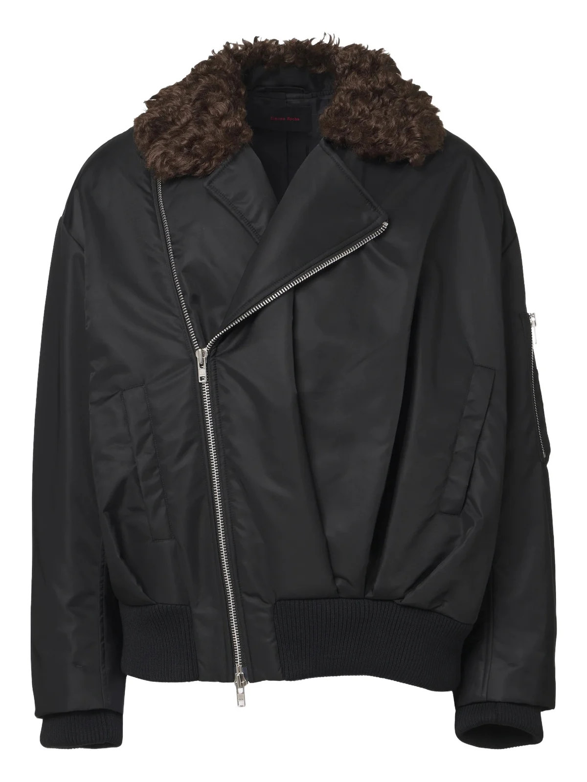 Asymmetric blouson jacket Asymmetric blouson jacket