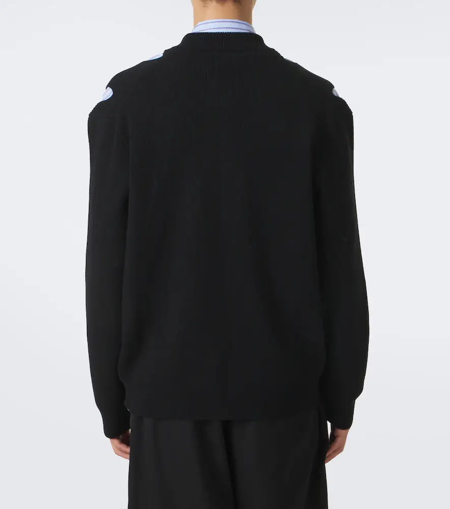 Simone Rocha Cutout wool-blend zip-up cardigan | Thumbnail 3 Simone Rocha Cutout wool-blend zip-up cardigan | Thumbnail 3