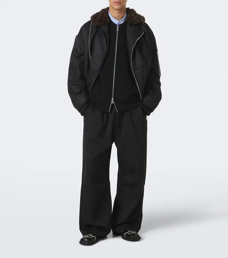 Simone Rocha Cutout wool-blend zip-up cardigan | Thumbnail 5 Simone Rocha Cutout wool-blend zip-up cardigan | Thumbnail 5