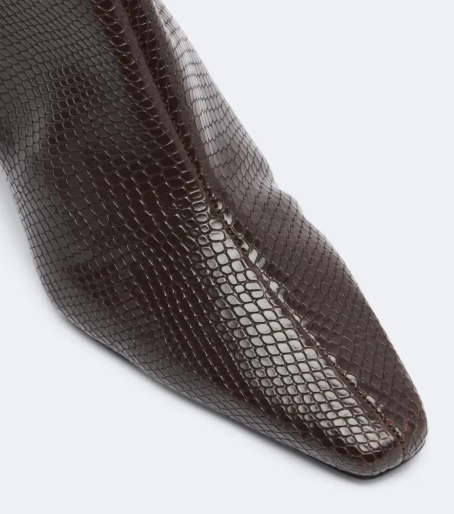 Staud Wally snake-effect leather ankle boots | Thumbnail 2 Staud Wally snake-effect leather ankle boots | Thumbnail 2
