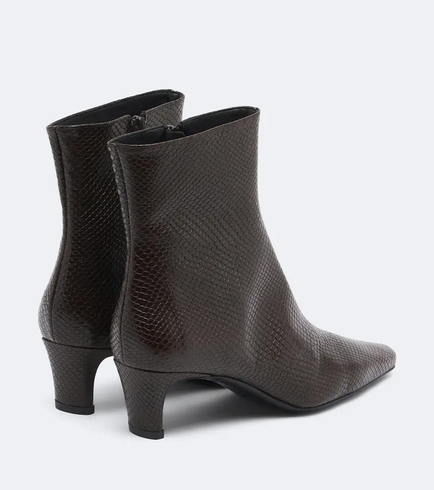 Staud Wally snake-effect leather ankle boots | Thumbnail 3 Staud Wally snake-effect leather ankle boots | Thumbnail 3