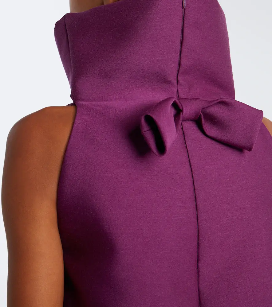Balenciaga Wool and silk-blend minidress | Thumbnail 2 Balenciaga Wool and silk-blend minidress | Thumbnail 2