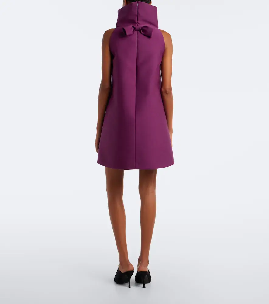 Balenciaga Wool and silk-blend minidress | Thumbnail 5 Balenciaga Wool and silk-blend minidress | Thumbnail 5