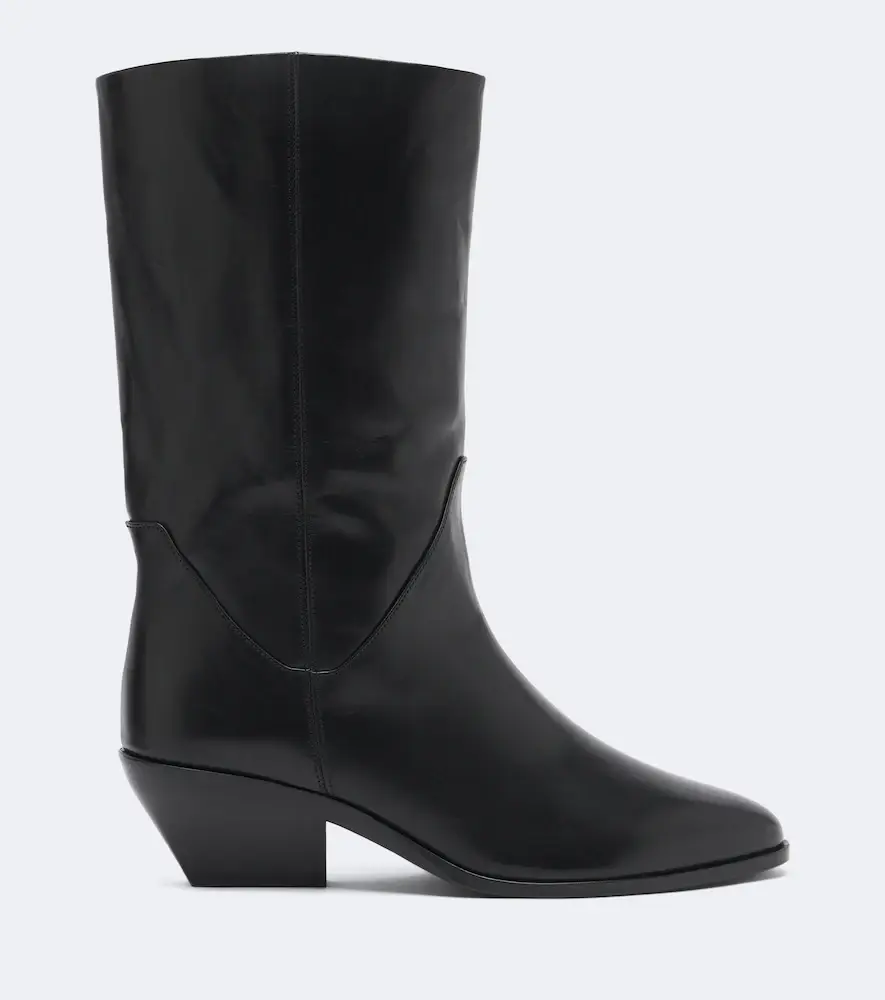 Jude Saga leather mid-calf boots | Thumbnail 2