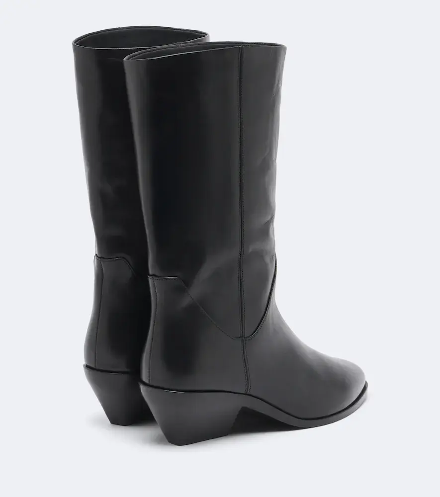 Jude Saga leather mid-calf boots | Thumbnail 4
