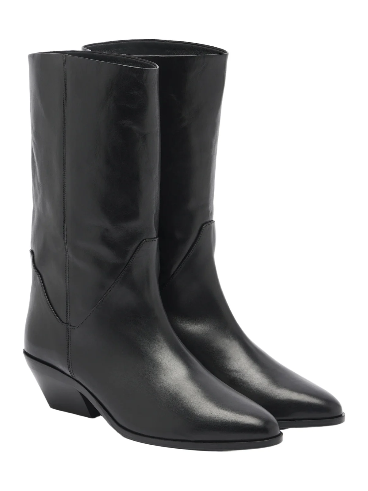 Jude Saga leather mid-calf boots