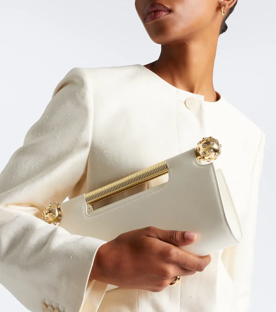 BVLGARI Tubogas Spheres leather clutch | Thumbnail 3