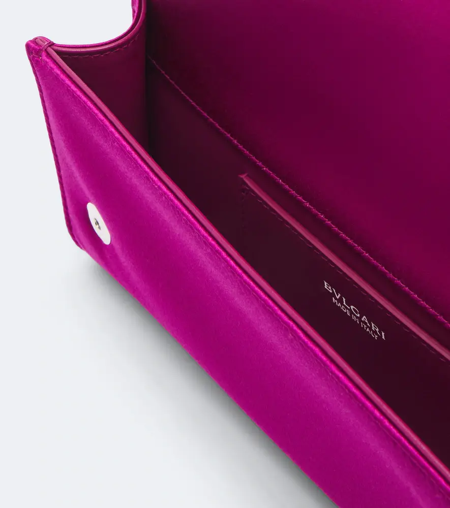 BVLGARI Tubogas embellished satin clutch | Thumbnail 3
