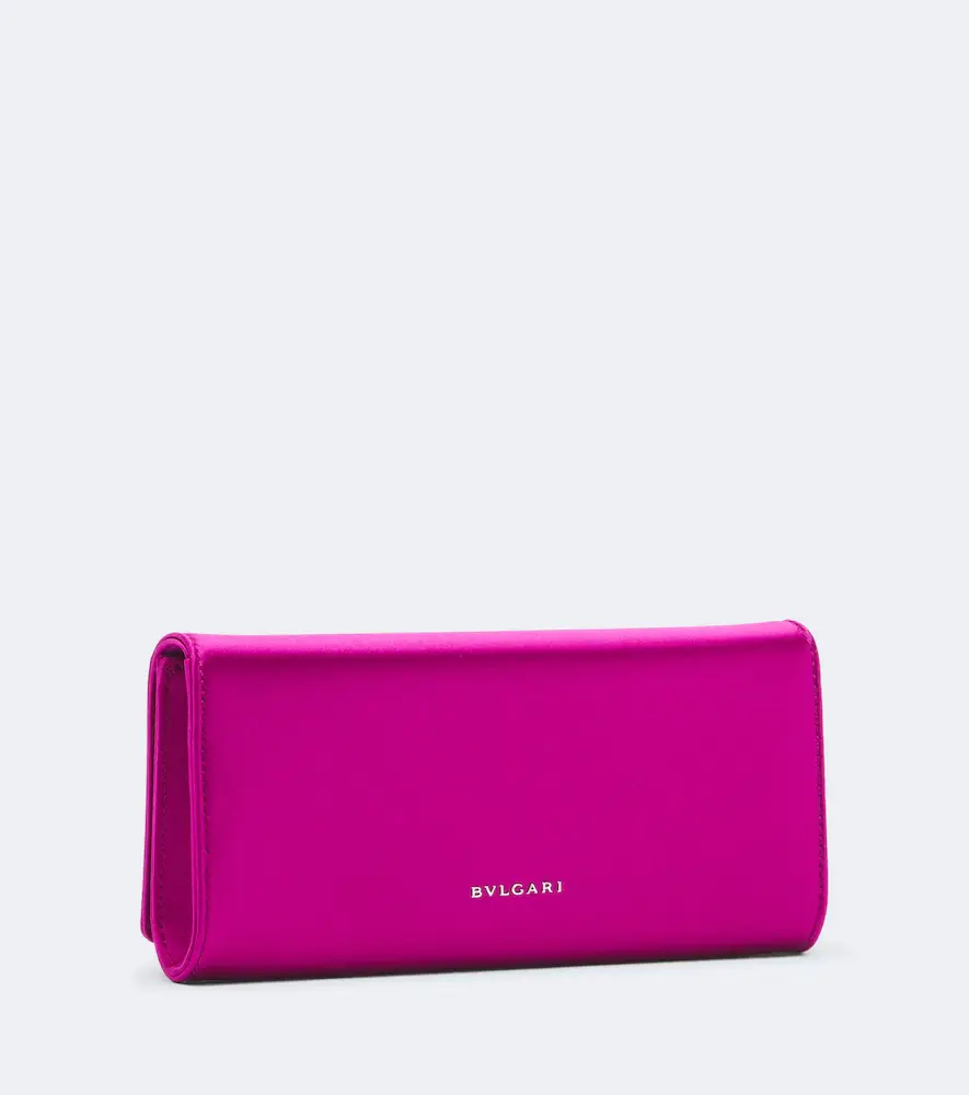 BVLGARI Tubogas embellished satin clutch | Thumbnail 4