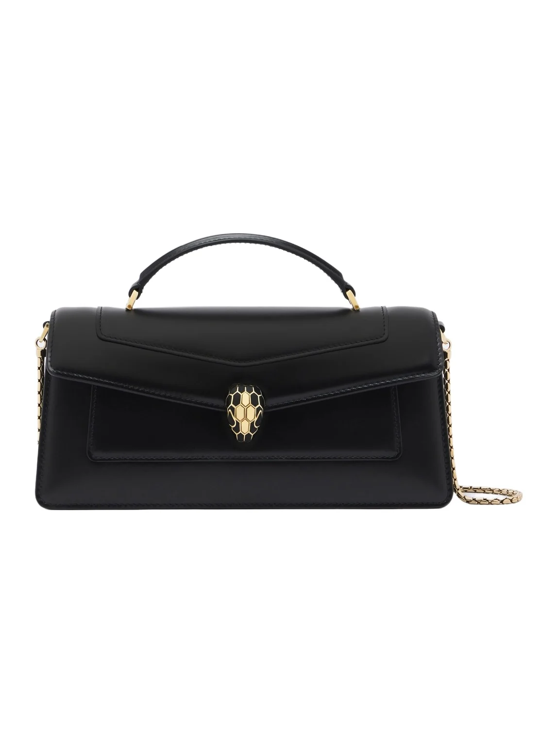 BVLGARI Serpenti Forever leather top-handle bag