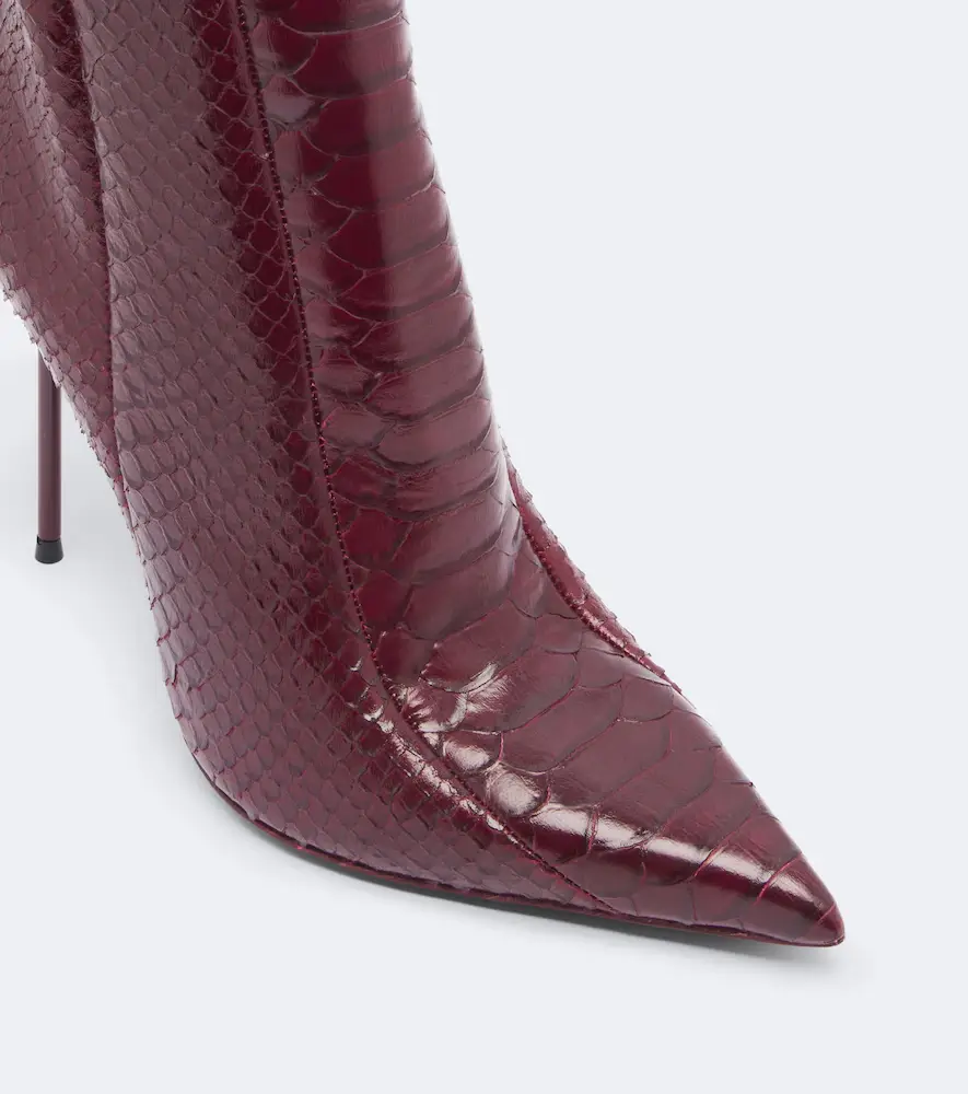 Paris Texas Lidia snake-effect leather knee-high boots | Thumbnail 4