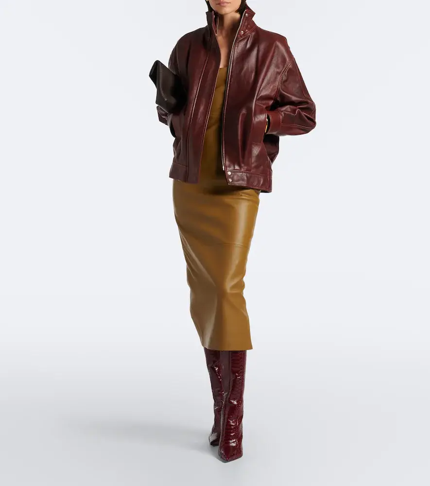 Paris Texas Lidia snake-effect leather knee-high boots | Thumbnail 6
