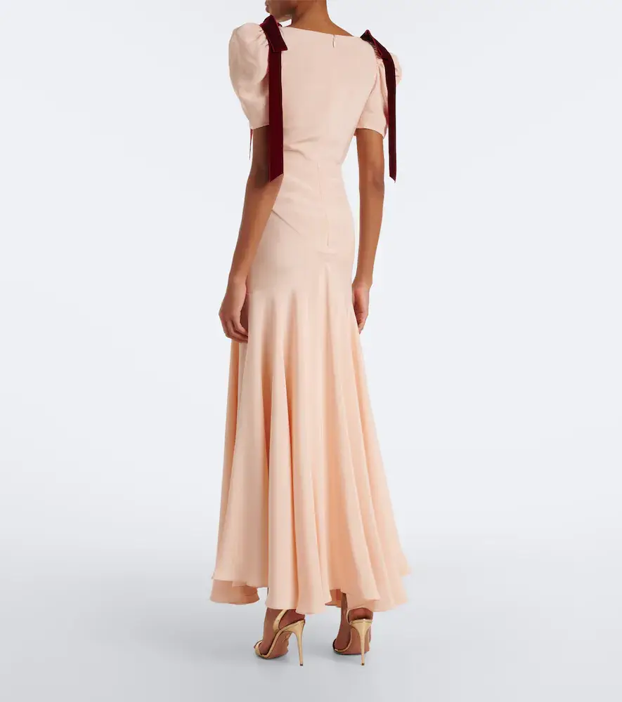 Rodarte Bow-detail silk crêpe maxi dress | Thumbnail 2 Rodarte Bow-detail silk crêpe maxi dress | Thumbnail 2