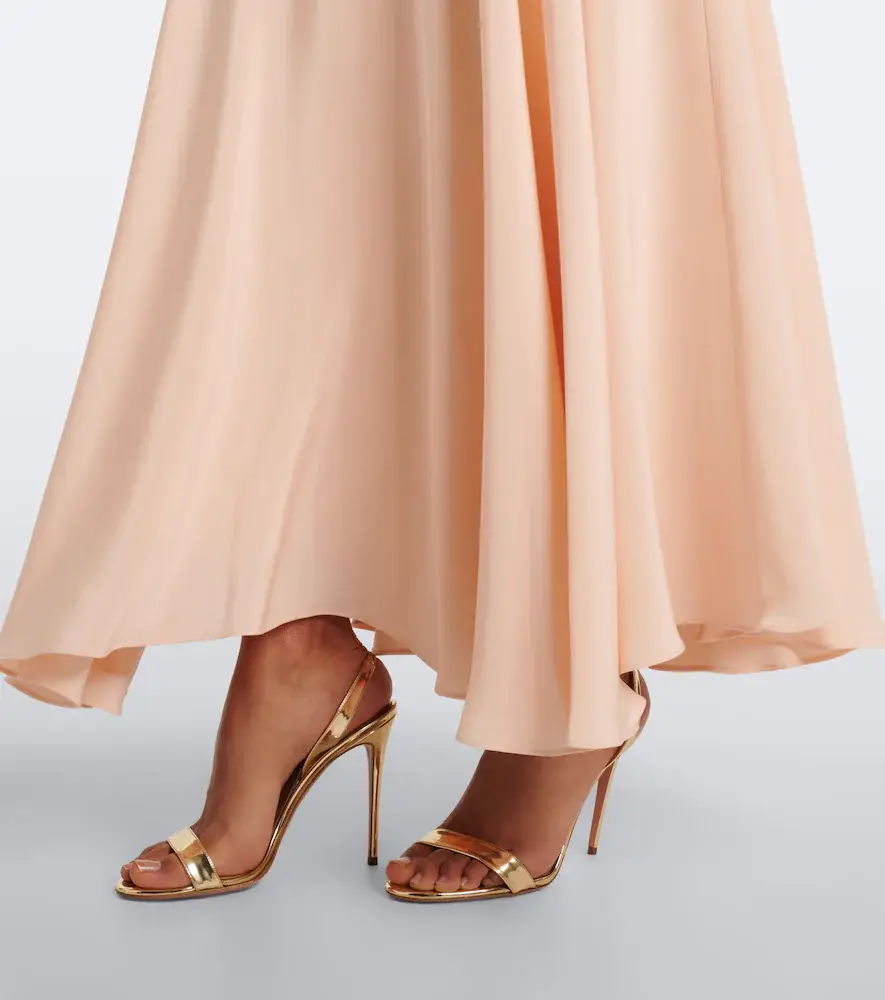 Rodarte Bow-detail silk crêpe maxi dress | Thumbnail 5 Rodarte Bow-detail silk crêpe maxi dress | Thumbnail 5