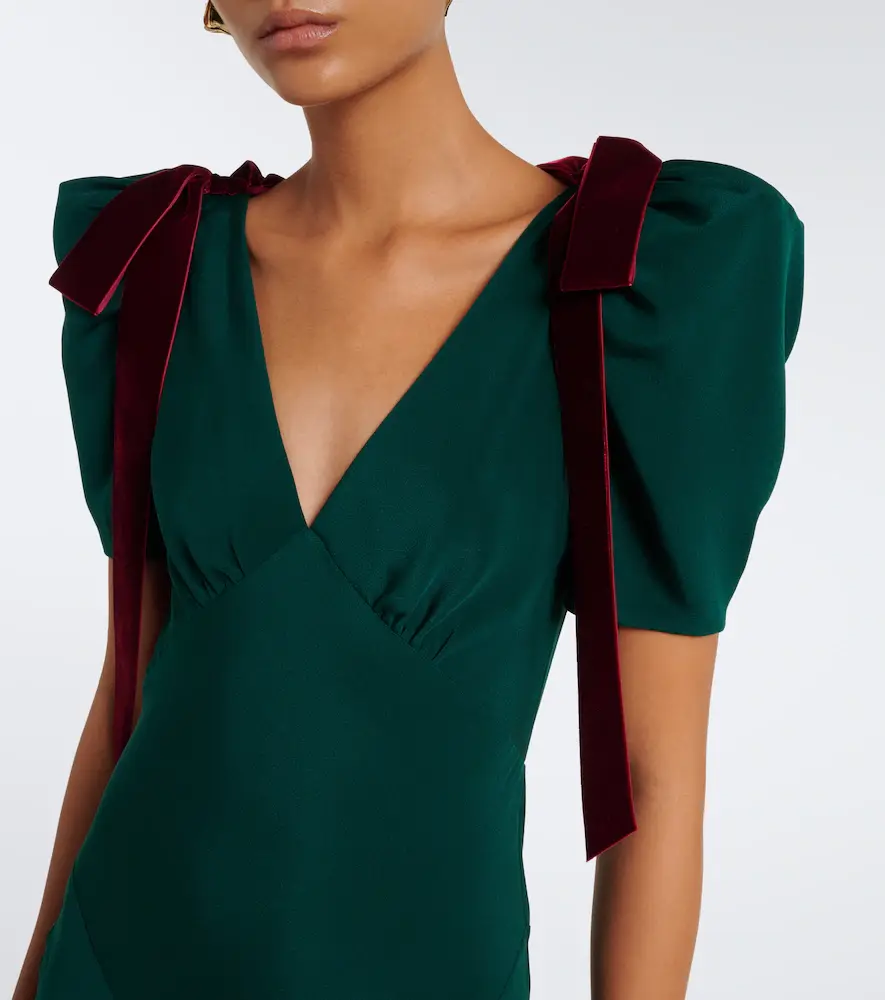Rodarte Bow-detail silk crêpe maxi dress | Thumbnail 2 Rodarte Bow-detail silk crêpe maxi dress | Thumbnail 2