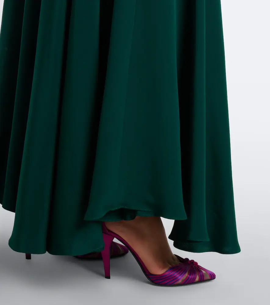 Rodarte Bow-detail silk crêpe maxi dress | Thumbnail 3 Rodarte Bow-detail silk crêpe maxi dress | Thumbnail 3