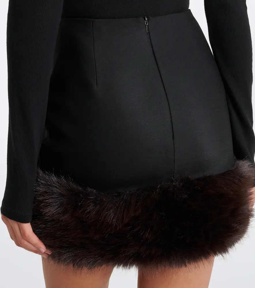 David Koma Wool-blend miniskirt | Thumbnail 4 David Koma Wool-blend miniskirt | Thumbnail 4