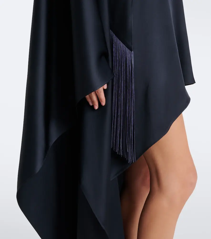 Taller Marmo California scarf-detail satin kaftan | Thumbnail 3 Taller Marmo California scarf-detail satin kaftan | Thumbnail 3
