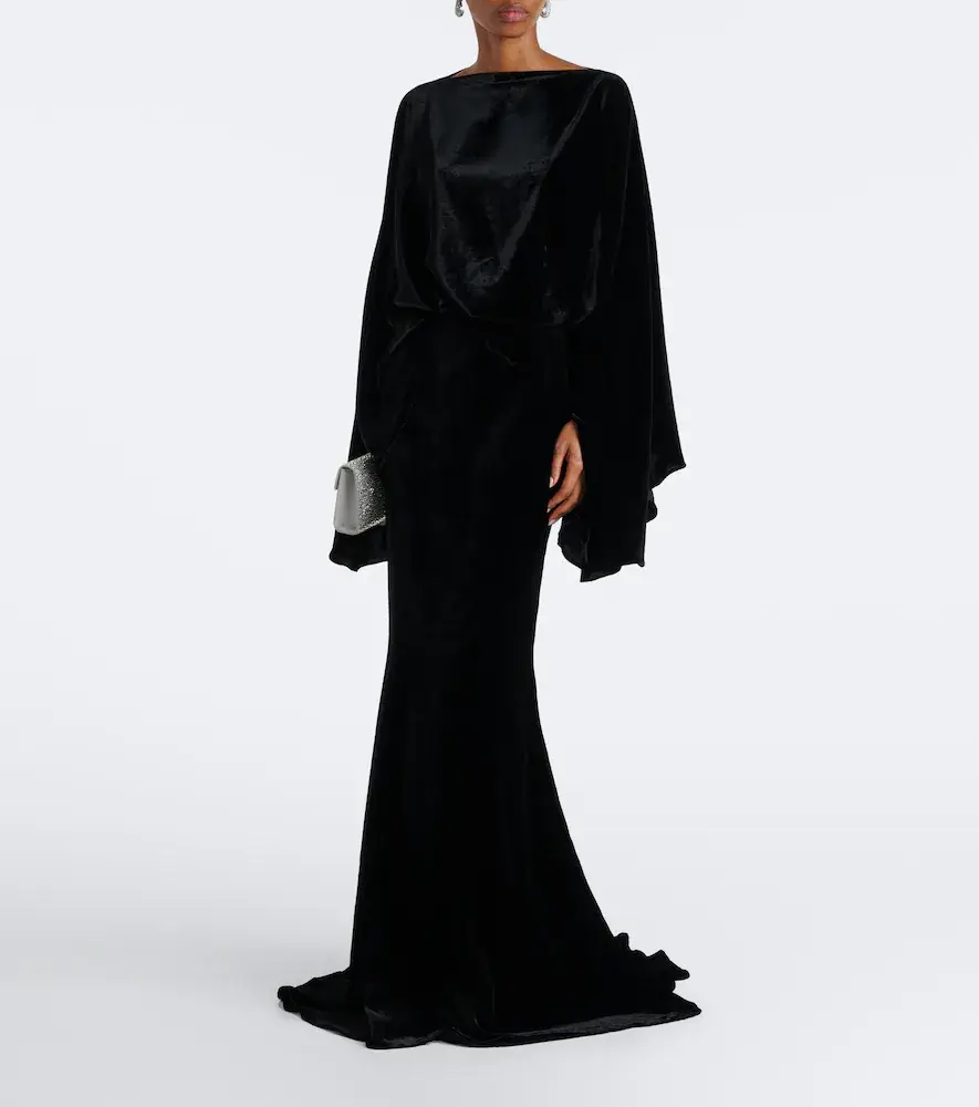 Taller Marmo Musidora velvet gown | Thumbnail 4 Taller Marmo Musidora velvet gown | Thumbnail 4